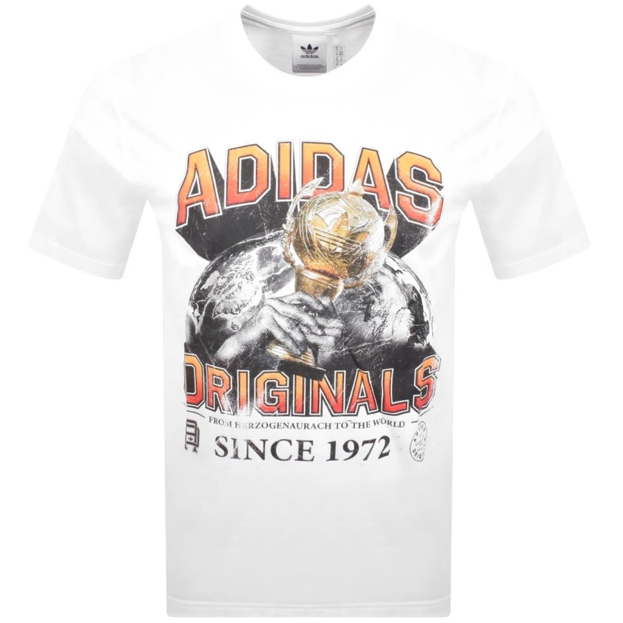adidas Originals Series T Shirt White | Mainline Menswear gb
